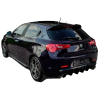 Oneway zadn� bo�n� difusory Alfa Romeo Giulietta -- rok v�roby 2010-2020 - leskl� �ern�